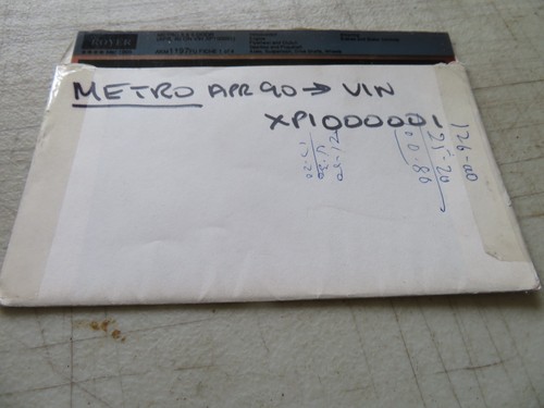 Austin rover metro - rover, 1990-on