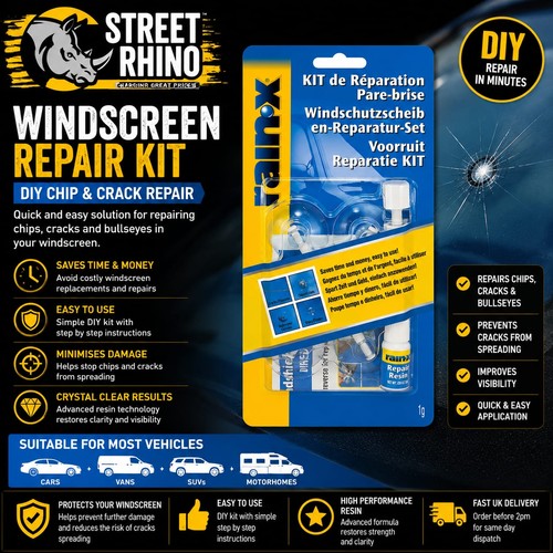 Rain windscreen repair kit - rain, x
